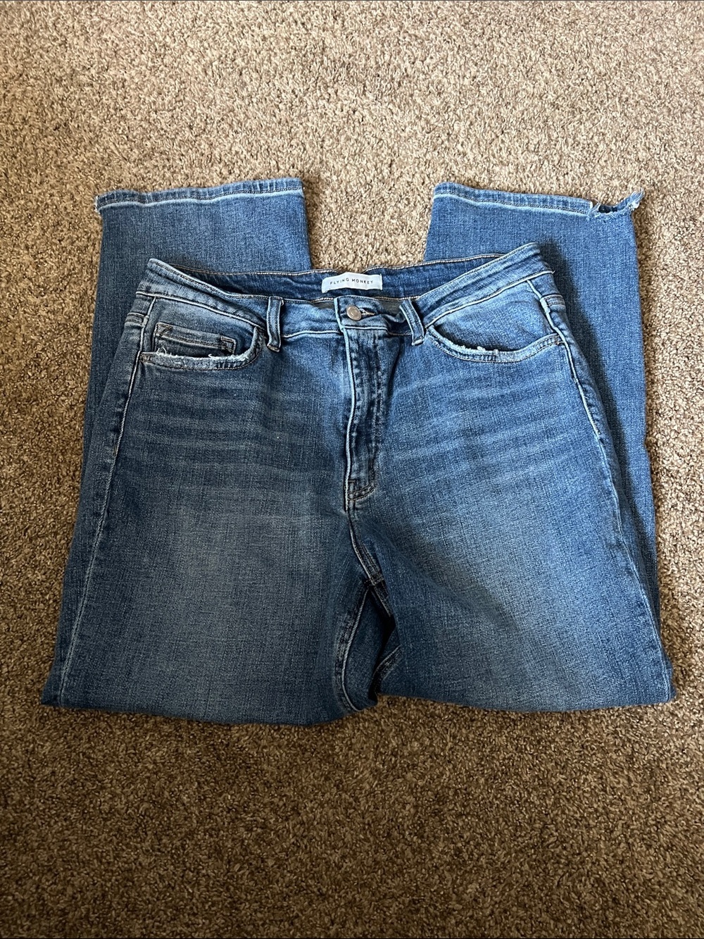 Flying Monkey High Rise Cropped jeans - Picture 2 of 5